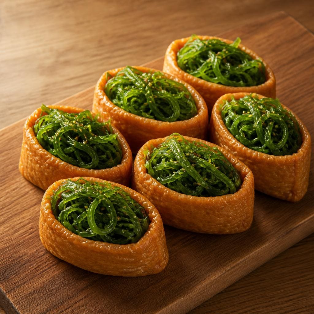 Chuka Wakame Inari Sushi Hiro menu inari wakame